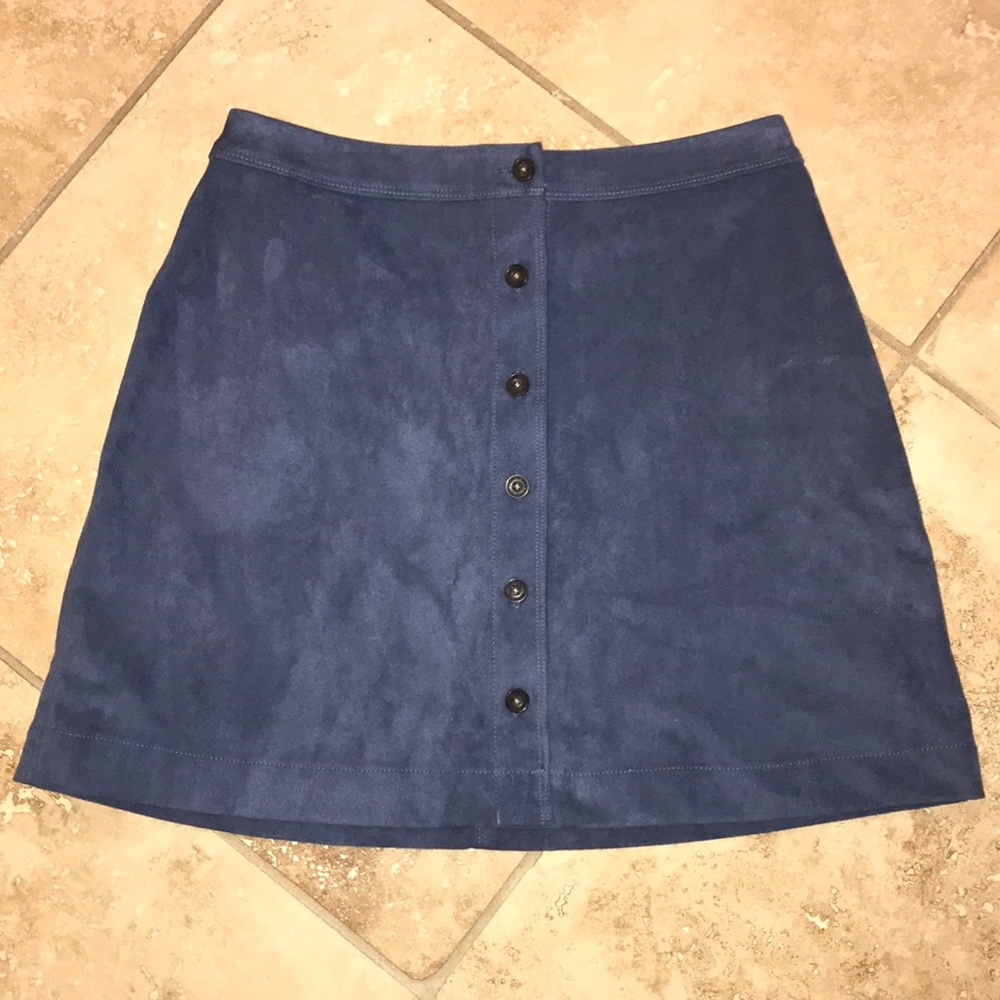 Abercrombie and Fitch brand suede skirt